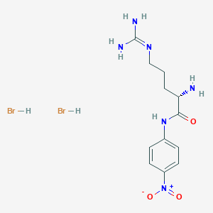 molecular formula C12H20Br2N6O3 B6350668 H-L-Arg-pna2hbr CAS No. 61876-73-1