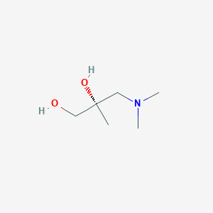 molecular formula C6H15NO2 B063507 (2S)-3-(dimethylamino)-2-methylpropane-1,2-diol CAS No. 171005-85-9