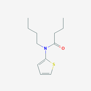molecular formula C12H19NOS B6350766 N-Butyl-N-(thiophen-2-yl)butanamide CAS No. 1392491-70-1