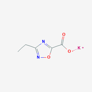 molecular formula C5H5KN2O3 B6350998 Potassium 3-ethyl-1,2,4-oxadiazole-5-carboxylate CAS No. 1993194-60-7