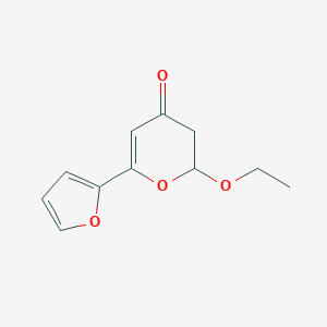 2-Ethoxy-6-(furan-2-yl)-2H-pyran-4(3H)-one