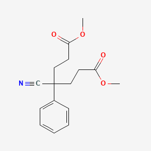 molecular formula C16H19NO4 B6351218 Dimethyl 4-cyano-4-phenylheptanedioate CAS No. 38289-18-8