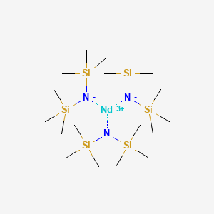 molecular formula C18H54N3NdSi6 B6351307 Tris[N,N-bis(trimethylsilyl)amide]neodymium(III) CAS No. 41836-23-1