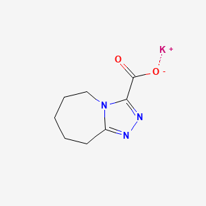 molecular formula C8H10KN3O2 B6351558 Potassium 6,7,8,9-tetrahydro-5H-[1,2,4]triazolo[4,3-a]azepine-3-carboxylate CAS No. 1379163-31-1