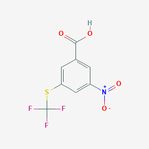 molecular formula C8H4F3NO4S B6351598 MFCD25460332 CAS No. 1208080-56-1