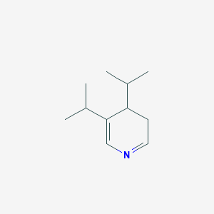 molecular formula C11H19N B063517 4,5-Diisopropyl-3,4-dihydropyridine CAS No. 160732-95-6
