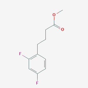 molecular formula C11H12F2O2 B6351824 Methyl 4-(2,4-difluorophenyl)butanoate CAS No. 1509001-25-5