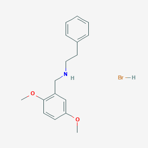 molecular formula C17H22BrNO2 B6352019 N-(2,5-dimethoxybenzyl)-2-phenylethanamine hydrobromide CAS No. 1609407-57-9
