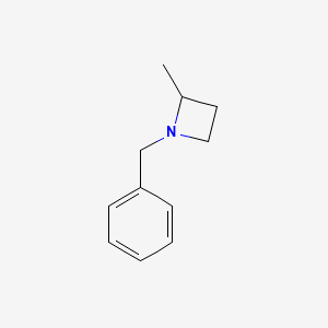 molecular formula C11H15N B6352098 1-Benzyl-2-methylazetidine CAS No. 7730-40-7