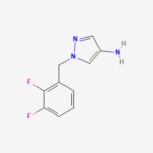 molecular formula C10H9F2N3 B6352166 1-[(2,3-Difluorophenyl)methyl]-1H-pyrazol-4-amine CAS No. 1154371-53-5