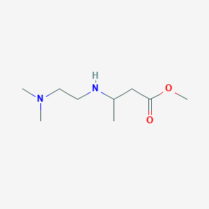 molecular formula C9H20N2O2 B6352306 Methyl 3-{[2-(dimethylamino)ethyl]amino}butanoate CAS No. 1155160-12-5