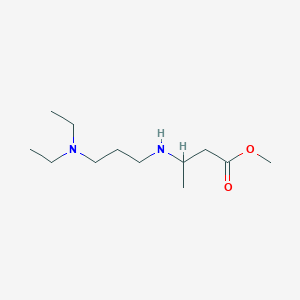 molecular formula C12H26N2O2 B6352358 Methyl 3-{[3-(diethylamino)propyl]amino}butanoate CAS No. 1155157-34-8