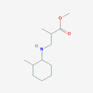 molecular formula C12H23NO2 B6352619 Methyl 2-methyl-3-[(2-methylcyclohexyl)amino]propanoate CAS No. 1218157-14-2