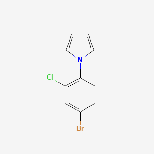 B6352657 1-(4-Bromo-2-chlorophenyl)-1H-pyrrole CAS No. 383137-64-2