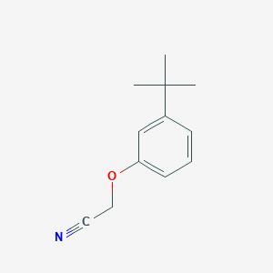 molecular formula C12H15NO B6352886 (3-tert-Butylphenoxy)acetonitrile CAS No. 1097822-75-7