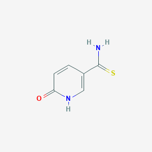 molecular formula C6H6N2OS B6353032 6-Hydroxy-thionicotinamide CAS No. 29332-51-2