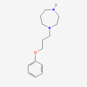 molecular formula C14H22N2O B6353038 1-(3-Phenoxypropyl)-1,4-diazepane CAS No. 944086-52-6