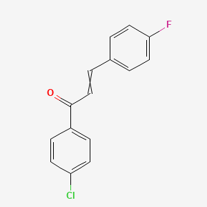 (2E)-1-(4-Chlorophenyl)-3-(4-fluorophenyl)prop-2-en-1-one