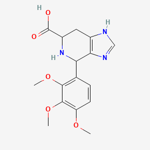 4-(2,3,4-Trimethoxyphenyl)-3H,4H,5H,6H,7H-imidazo[4,5-c]pyridine-6-carboxylic acid