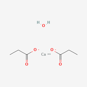 molecular formula C6H12CaO5 B6353402 Calcium propionate, hydrate CAS No. 56744-45-7