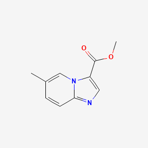 molecular formula C10H10N2O2 B6353808 Methyl 6-methylimidazo[1,2-a]pyridine-3-carboxylate CAS No. 1359656-03-3