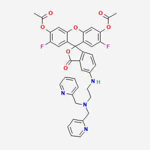 molecular formula C38H30F2N4O7 B6353810 ZnAF-1F DA CAS No. 1440548-77-5