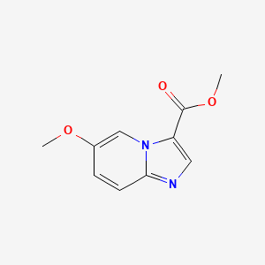 molecular formula C10H10N2O3 B6353811 Methyl 6-methoxyimidazo[1,2-a]pyridine-3-carboxylate CAS No. 1359656-02-2