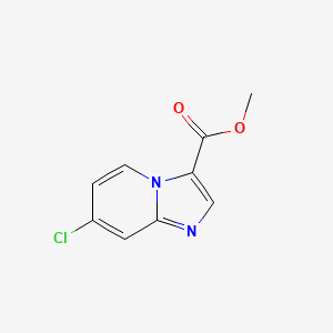 molecular formula C9H7ClN2O2 B6353819 Methyl 7-chloroimidazo[1,2-a]pyridine-3-carboxylate CAS No. 1206248-78-3