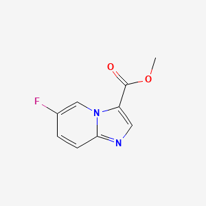 molecular formula C9H7FN2O2 B6353824 Methyl 6-fluoroimidazo[1,2-a]pyridine-3-carboxylate CAS No. 1359655-62-1
