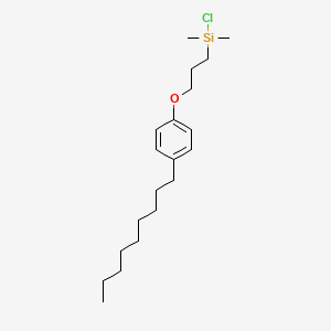 molecular formula C20H35ClOSi B6353972 p-Nonylphenoxypropyldimethylchlorosilane CAS No. 1274904-19-6