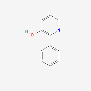 molecular formula C12H11NO B6353978 2-(4-Methylphenyl)pyridin-3-ol CAS No. 36739-30-7