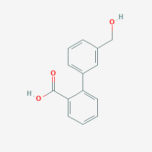 molecular formula C14H12O3 B6354389 2-(3-Hydroxymethylphenyl)benzoic acid CAS No. 773872-83-6