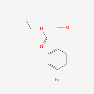 Ethyl 3-(4-bromophenyl)oxetane-3-carboxylate