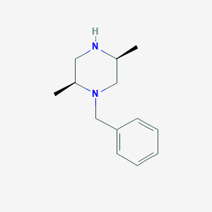 molecular formula C13H20N2 B6354424 (2S,5S)-1-Benzyl-2,5-dimethylpiperazine CAS No. 745031-35-0