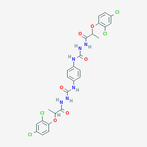 1,4-Bis-2-(2,4-dichlorophenoxy)propanoylamino)-1,4-phenylenedicarbamide