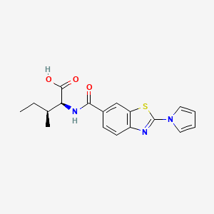 N-{[2-(1H-Pyrrol-1-yl)-1,3-benzothiazol-6-yl]carbonyl}-L-isoleucine