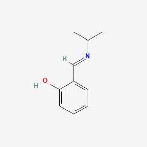 molecular formula C10H13NO B6354567 Phenol, 2-[[(1-methylethyl)imino]methyl]- CAS No. 5961-35-3
