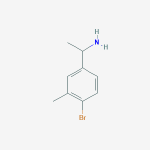 1-(4-Bromo-3-methylphenyl)ethan-1-amine