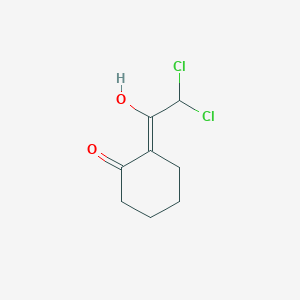 (2Z)-2-(2,2-dichloro-1-hydroxyethylidene)cyclohexan-1-one
