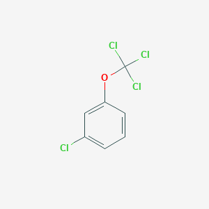 molecular formula C7H4Cl4O B6354602 3-(Trichloromethoxy)chlorobenzene CAS No. 146780-23-6