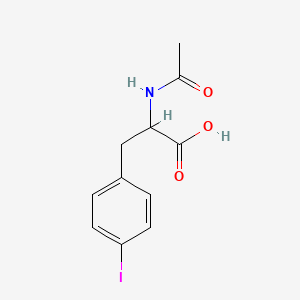 molecular formula C11H12INO3 B6354625 Acetyl-4-iodo-DL-phenylalanine (Ac-DL-Phe(4-I)-OH) CAS No. 457615-88-2