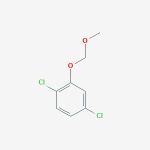 molecular formula C8H8Cl2O2 B6354678 1,4-Dichloro-2-(methoxymethoxy)benzene CAS No. 1549607-11-5