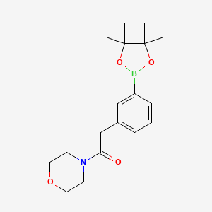 1-Morpholino-2-(3-(4,4,5,5-tetramethyl-1,3,2-dioxaborolan-2-yl)phenyl)ethanone