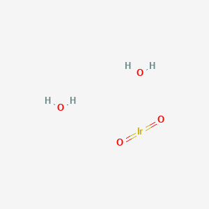molecular formula H4IrO4 B6354734 Dioxoiridium,hydrate CAS No. 12136-39-9