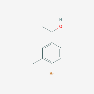 molecular formula C9H11BrO B6354752 1-(4-Bromo-3-methylphenyl)ethanol CAS No. 51930-77-9