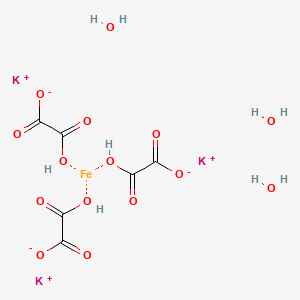 molecular formula C6H9FeK3O15 B6354774 Potassium tris(oxalato)ferrate(III) trihydrate CAS No. 5936-11-8