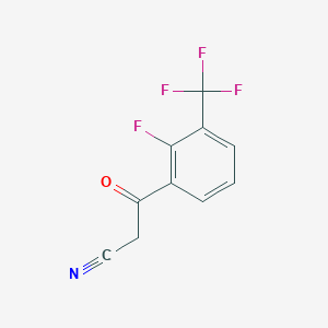 2-Fluoro-beta-oxo-3-(trifluoromethyl)benzenepropanenitrile