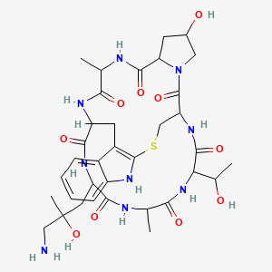 molecular formula C35H49N9O10S B6354796 delta-Aminophalloin CAS No. 87876-22-0