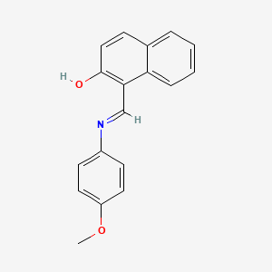 1-[(4-Methoxy-phenylimino)-methyl]-naphthalen-2-ol