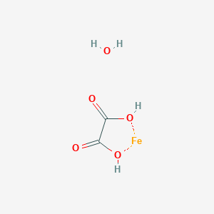 molecular formula C2H4FeO5 B6354819 Iron(II) oxalate hydrate CAS No. 53452-36-1